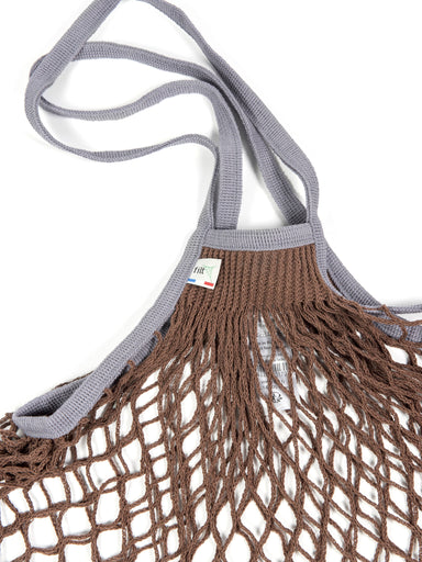 Filt French Market Net Bag - Brick Color- Medium size, Organic Cotton