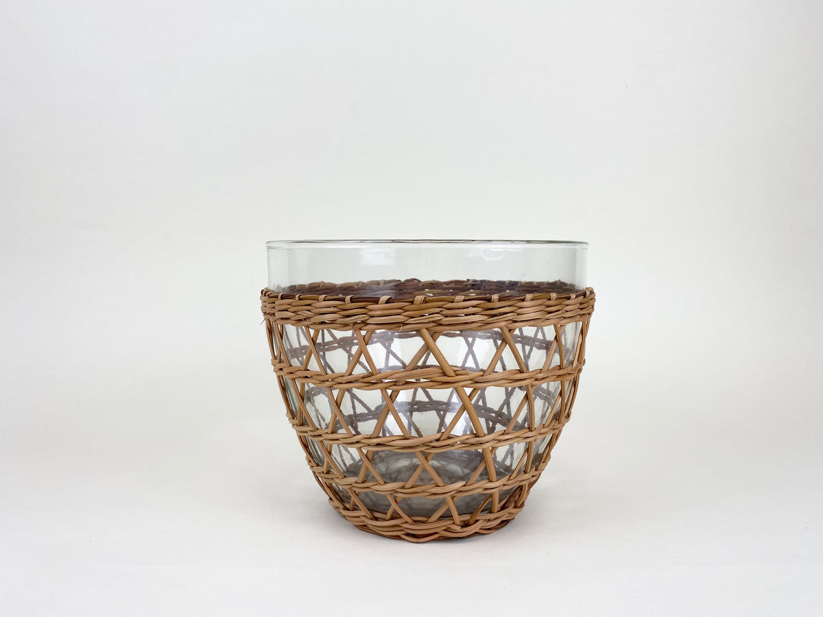 Rattan Cage Vase Carafe Small — Kiss That Frog