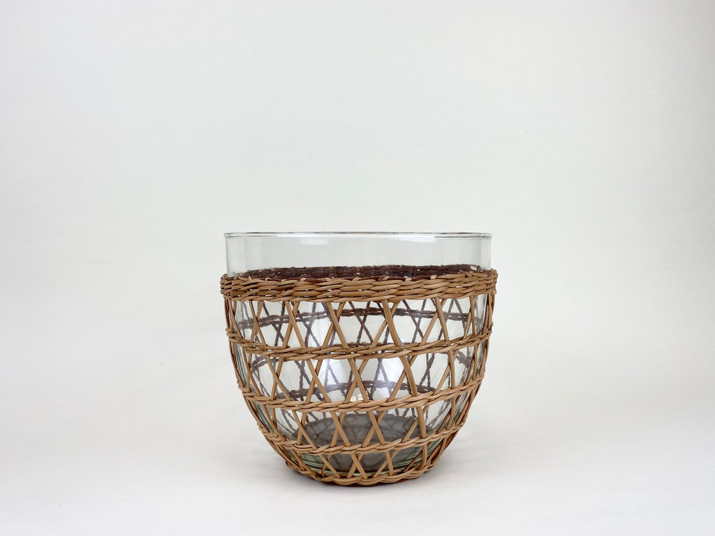 Rattan Cage Salad Bowl Large — Kiss That Frog