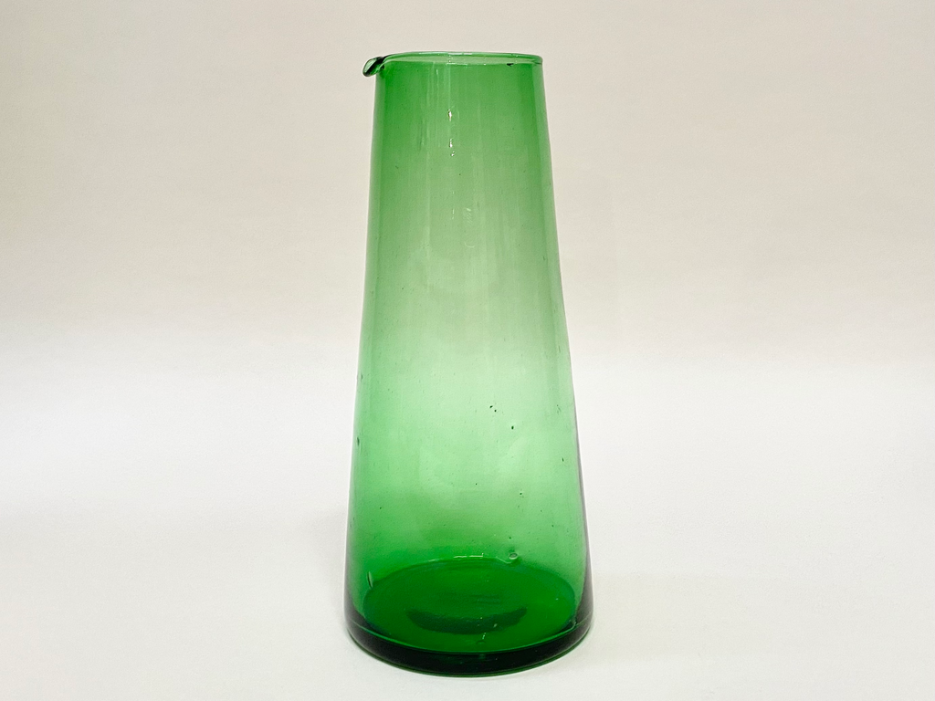 Beldi Small Tapered Carafe Green — Kiss That Frog