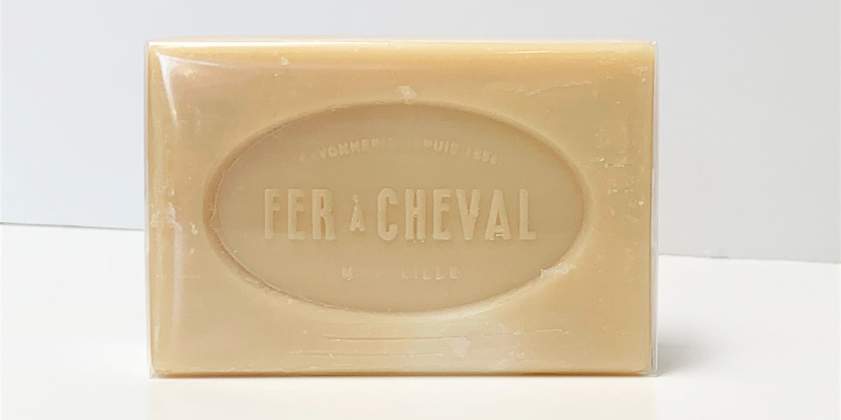 Fer à Cheval Genuine Marseille Soap Unscented 100g Cube — Kiss That Frog