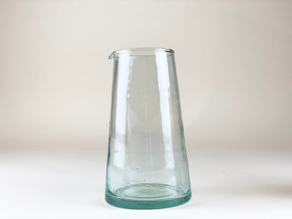 Beldi Small Tapered Carafe Green — Kiss That Frog