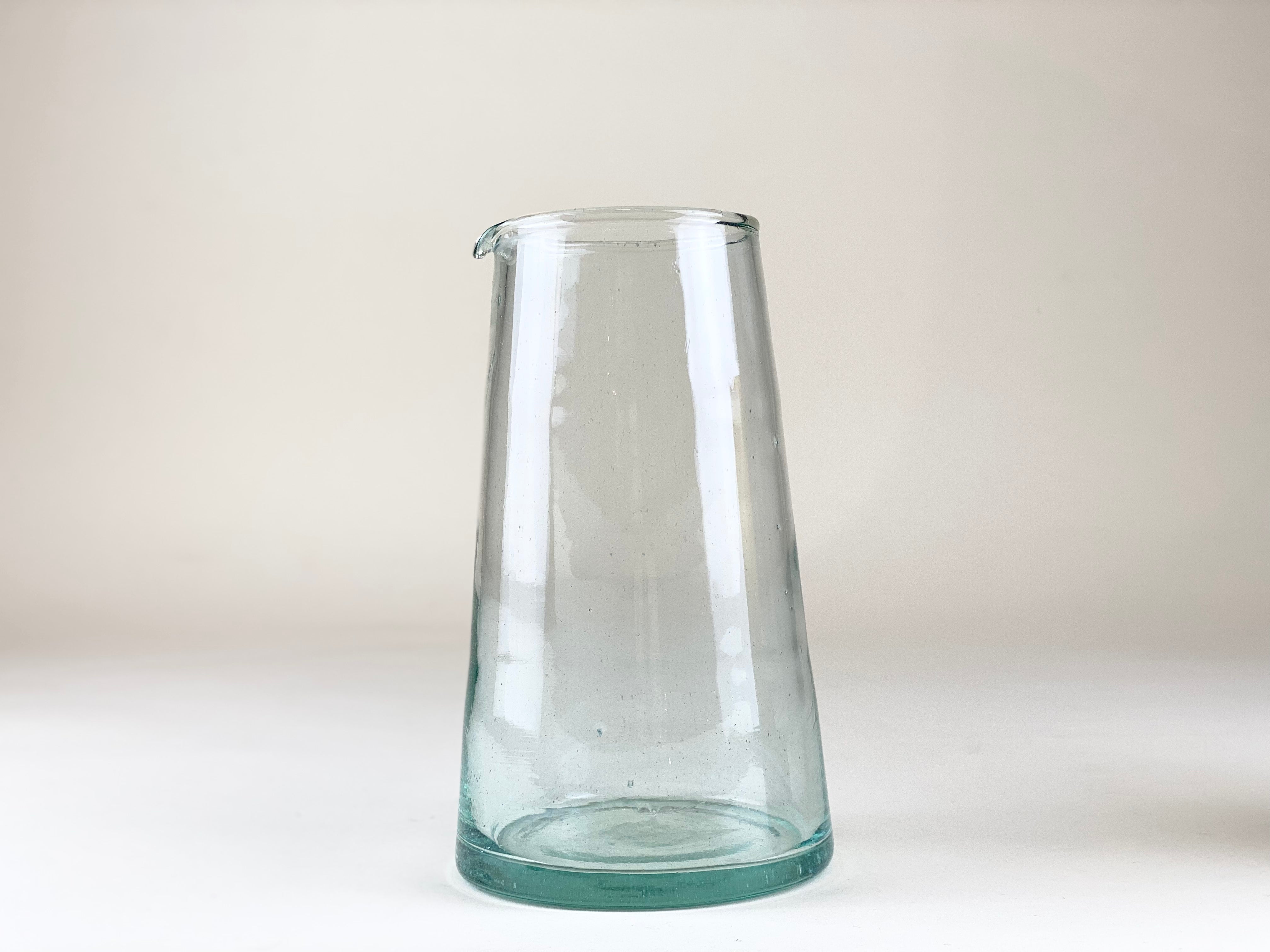 Beldi Small Tapered Carafe Clear — Kiss That Frog